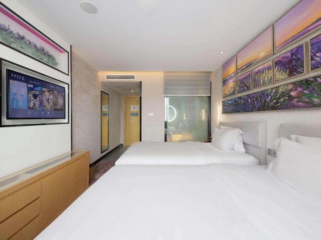 Lavande Hotel Guangzhou Shangxiajiu Pedestrian Street Hualin Temple Metro Station Kültér fotó